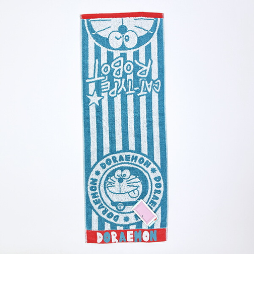 ドラえもん ステッカー コンパクトタオル 日本製