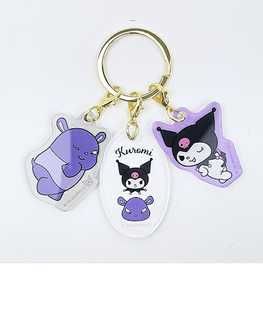 サンリオ クロミ 3チャームキーホルダー Sanrio