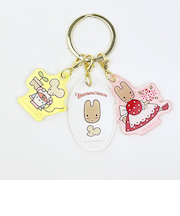 サンリオ マロンクリーム 3チャームキーホルダー Sanrio
