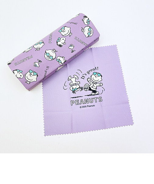 スヌーピー ハート サングラス メガネケース クロス付き SNOOPY