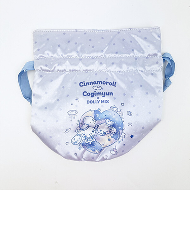 サンリオ シナモロール＆こぎみゅん 巾着 DOLLYMIX パープル シナモン Sanrio