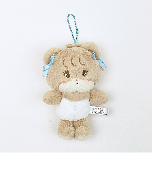 mikko illustrations ミッコ ラテ マスコットキーホルダー