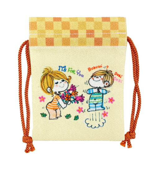 水森亜土 豆巾着 花束 日本製