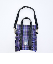 サンリオ クロミ フリル縦型ショルダーバッグ (パープル) Sanrio