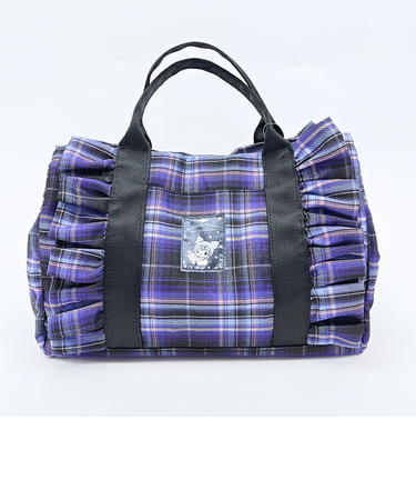 サンリオ クロミ フリル横型トートバッグ (パープル) Sanrio