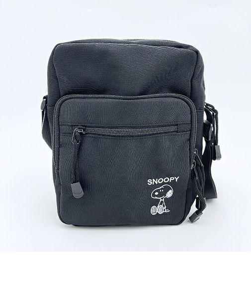 スヌーピー ミニショルダーバッグ ブラック SNOOPY