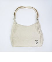 スヌーピー ショルダーバッグ 帆布 アイボリー SNOOPY