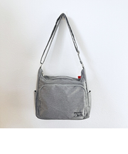 スヌーピー ショルダーバッグ(L) グレー SNOOPY