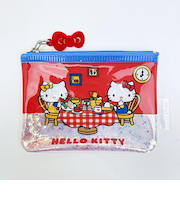 サンリオ ハローキティ スパンコール入りミニポーチ (レッド) Sanrio