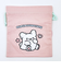 サンリオ はなまるおばけ サガラ刺繍巾着 ピンク Sanrio