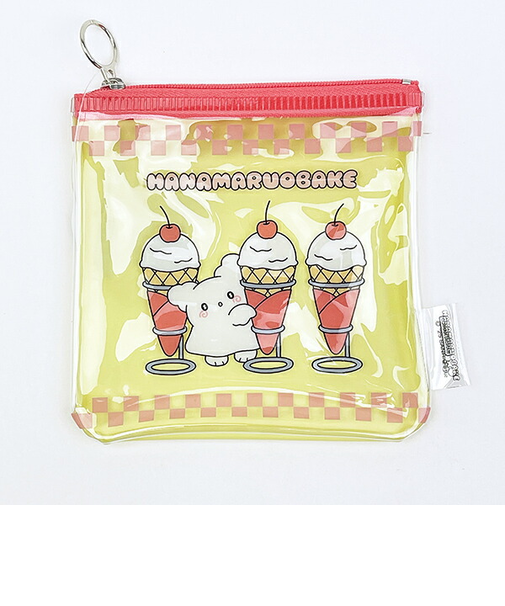 サンリオ はなまるおばけ フラットスクエアポーチ イエロー Sanrio