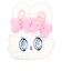 エスターバニー（Esther Bunny） カラビナ付きぬいぐるみファスナーマスコット(クリームバニー) ポーチ