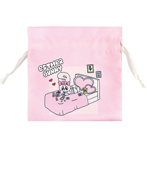 エスターバニー（Esther Bunny） りぼんフラット巾着(だらりん)