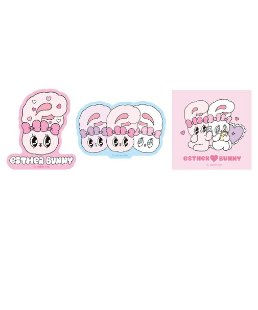 エスターバニー（Esther Bunny） クリアステッカーセット(フレンズ) 文具 日本製