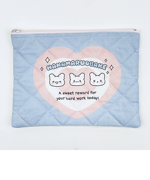 サンリオ はなまるおばけ キルティングポーチ ハート 日本製 Sanrio