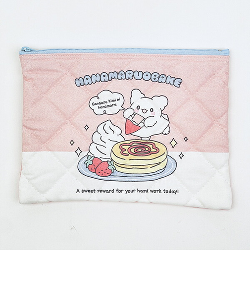サンリオ はなまるおばけ キルティングポーチ パンケーキ 日本製 Sanrio