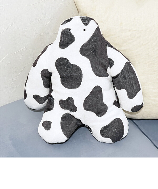 FUNIO 座り抱きまくら(S) ミルキードット(ブラック) ぬいぐるみ クッション リラックス 癒し