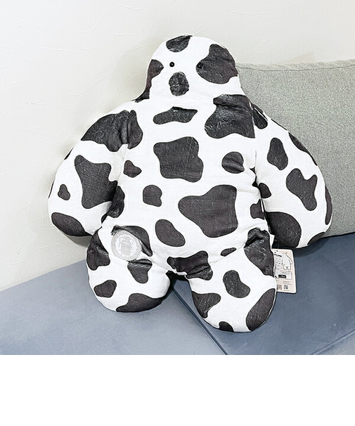 FUNIO 抱きまくら(L) ミルキードット(ブラック) ぬいぐるみ クッション リラックス 癒し