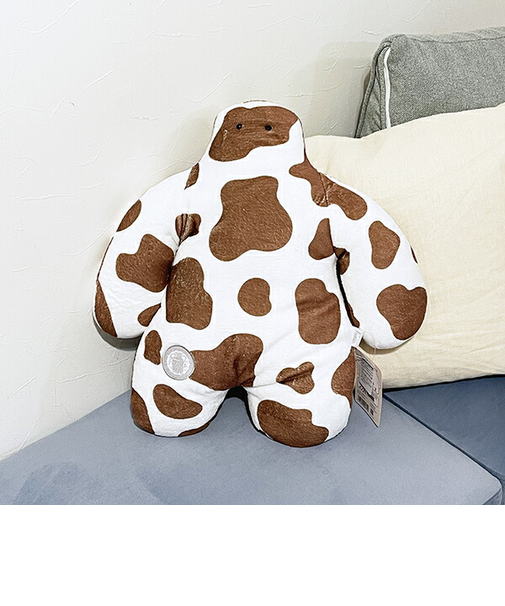 FUNIO 抱きまくら(M) ミルキードット(ブラウン) ぬいぐるみ クッション リラックス 癒し