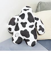 FUNIO 抱きまくら(M) ミルキードット(ブラック) ぬいぐるみ クッション リラックス 癒し