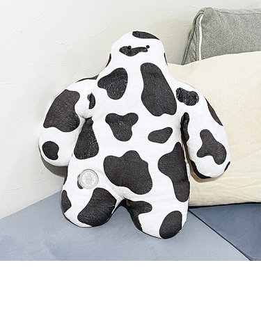 FUNIO 抱きまくら(M) ミルキードット(ブラック) ぬいぐるみ クッション リラックス 癒し