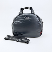 スヌーピー 2WAYショルダーバッグ(ミディアム) シャイニーブラック ROOTOTE ルートート コラボ SNOOPY