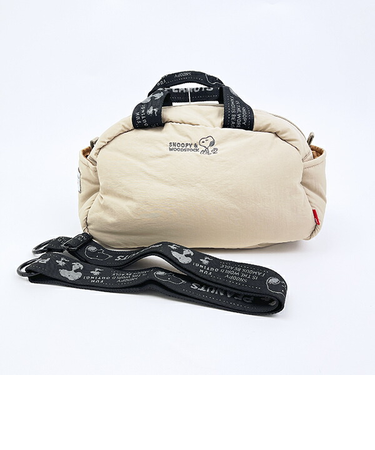 スヌーピー 2WAYショルダーバッグ マットベージュ ROOTOTE ルートート コラボ SNOOPY