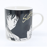 名探偵コナン 佐藤 モノクロームマグカップ コップ 日本製