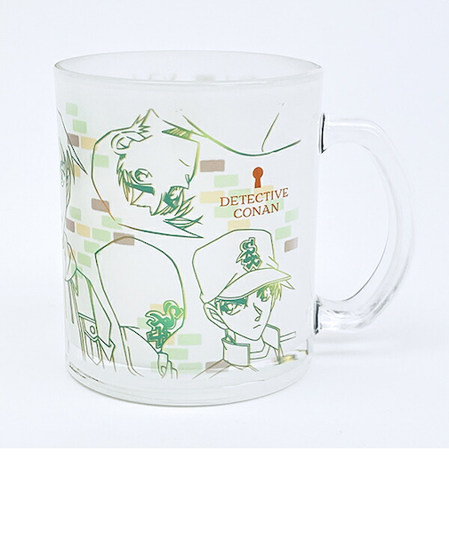 名探偵コナン 平次 ラインアート ガラスマグカップ コップ 日本製