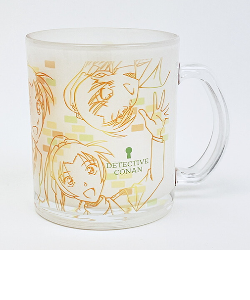 名探偵コナン 和葉 ラインアート ガラスマグカップ コップ 日本製
