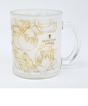 名探偵コナン 安室 ラインアート ガラスマグカップ コップ 日本製