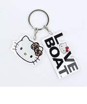 サンリオ ハローキティ × LOVEBOAT(ラブボート) キーホルダー フェイス 日本製 Sanrio