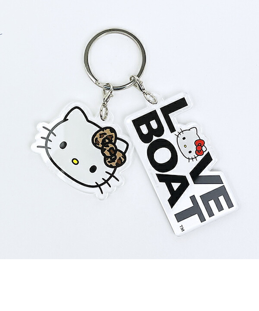 サンリオ ハローキティ × LOVEBOAT(ラブボート) キーホルダー フェイス 日本製 Sanrio