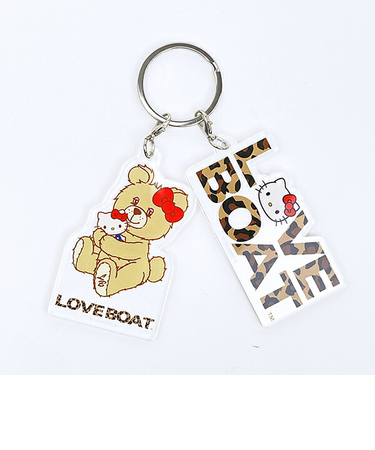 サンリオ ハローキティ × LOVEBOAT(ラブボート) キーホルダー ラブボベア 日本製 Sanrio