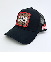 サンリオ ハローキティ × LOVEBOAT(ラブボート) メッシュキャップ ロゴ 帽子 Sanrio