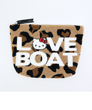サンリオ ハローキティ × LOVEBOAT(ラブボート) さがらポーチ ロゴ ヒョウ柄 Sanrio