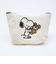 スヌーピー＆ベア 化粧ポーチ (モカ) SNOOPY