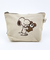 スヌーピー＆ベア 化粧ポーチ (ブラウン) SNOOPY