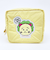コジコジ スクエアサガラ刺繍ポーチ イエロー
