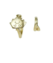 すみっコぐらし ざっそう イヤーカフ ゴールド アクセサリー すみっこ