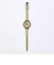 ムーミン ガラスプリントウォッチ ベージュ 時計 MOOMIN