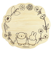 ミッフィー  miffy ウッドホワイトボード(フラワー) インテリア