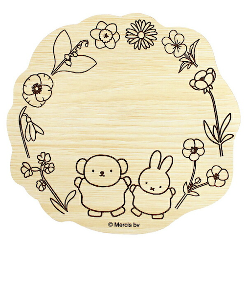 ミッフィー  miffy ウッドホワイトボード(フラワー) インテリア