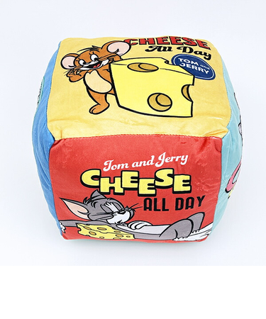トムとジェリー タフィー CHEESE FUN！ サイコロクッション