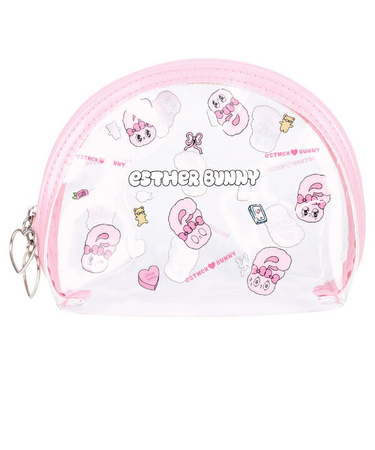 エスターバニー(Esther Bunny) クリアシェルポーチ(フェイスチラシ)