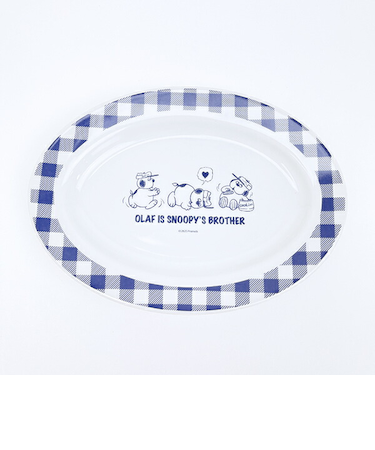 スヌーピー オラフ 楕円プレート 食器 SNOOPY