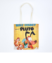 ディズニー プルート ポスターアートトートバッグ ブラウン ACCOMMODE  アコモデ Disney