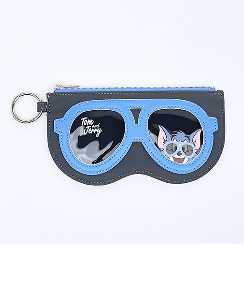 トムとジェリー トム サングラスダイカットポーチ