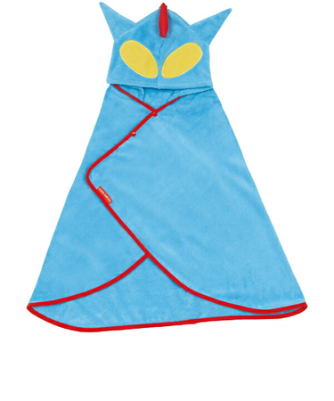 クレヨンしんちゃん アクション仮面 吸水速乾フード付き バスポンチョ バスタオル キッズ