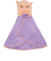 クレヨンしんちゃん ぶりぶりざえもん 吸水速乾フード付き バスポンチョ バスタオル キッズ